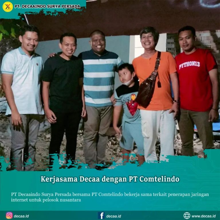 Kerjasama Decaa dengan PT Comtelindo