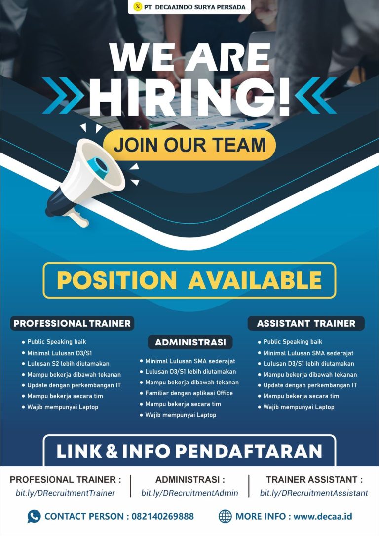 PENGUMUMAN PENDAFTARAN BATCH 1