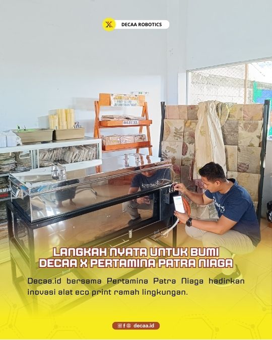 Kolaborasi Decaa.id dengan Pertamina Patra Niaga Hadirkan Alat Eco Print Ramah Lingkungan untuk Industri Kreatif